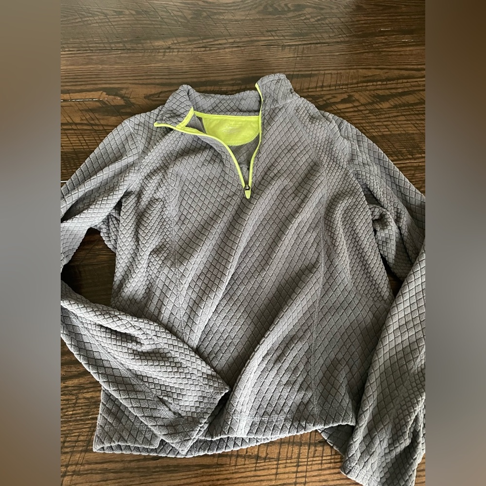 Gray Quarter Zip